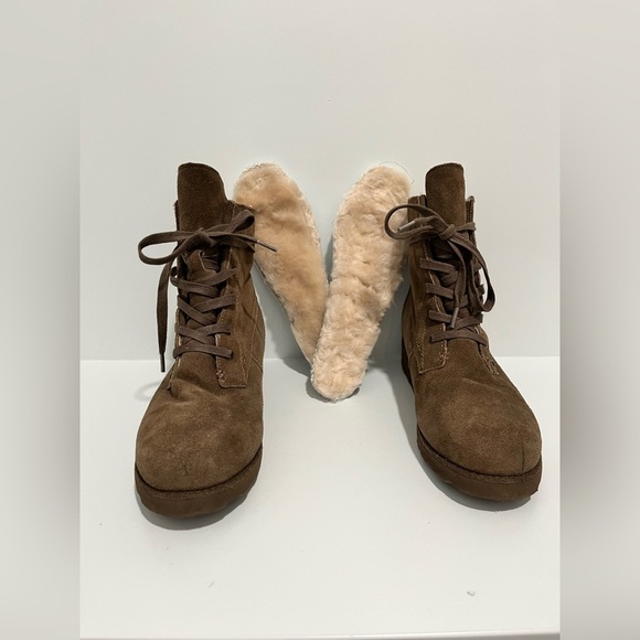 Bearpaw Harmony Wedge Boot in Earth Womens size 8 - Picture 11 of 15
